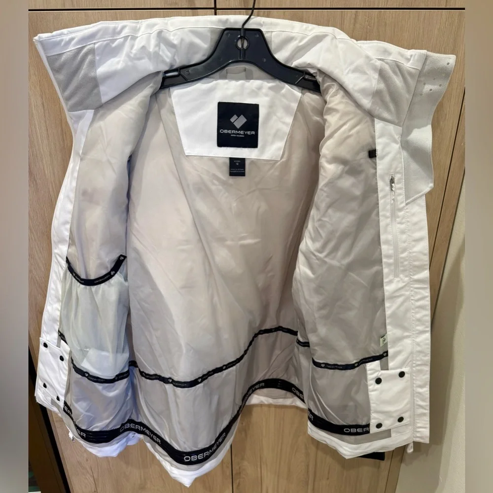 NWTs Obermeyer Cosima Down Ski Jacket. White. Sz. 12 - Picture 4 of 16